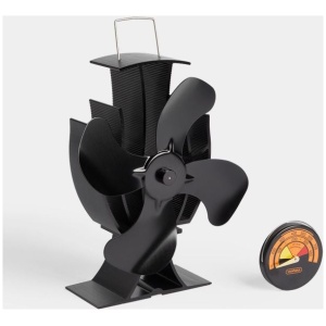 VonHaus ventilator za kamin 4 kraki in merilnik temperature | E-specialisti.si