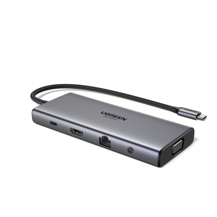 Ugreen 11v1 USB-C priklopna postaja s 100W PD vhodom - slika 2