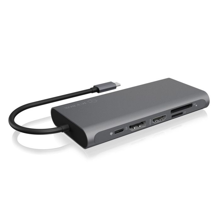 IcyBox IB-DK4050-CPD priklopna postaja s Power Delivery 100W