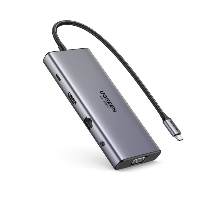 Ugreen 11v1 USB-C priklopna postaja s 100W PD vhodom - slika 3