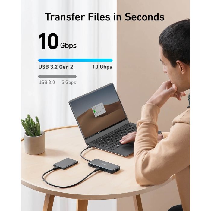 Anker 555 USB-C Hub, 8v1 - slika 3