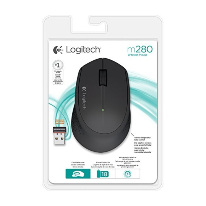 Logitech M280 Wireless miška, črna - slika 3