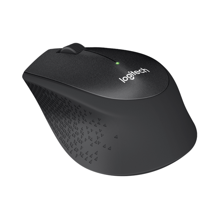 Logitech M330 Silent Plus brezžična miška, črna - slika 4