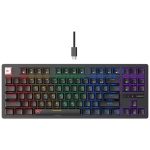 HAVIT Gamenote USB mehanska tipkovnica HV-KB892L  - ANG znaki