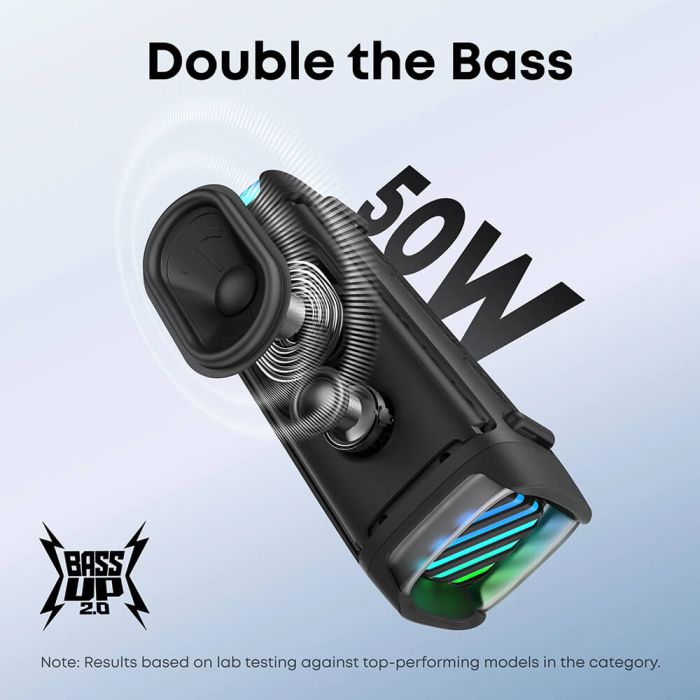 Anker Soundcore Boom 3i prenosni Bluetooth zvočnik, črn - slika 3