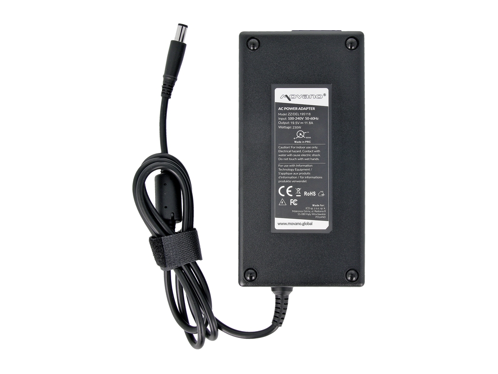 Polnilec za prenosnike Dell, 230W / 19,5V / 11,8A / 7,4mm x 5,0mm - slika 5