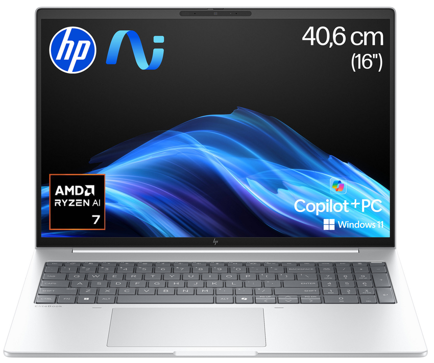 AMD Ryzen 7 250 (3,3 GHz), 40,6 cm (16,0″) WUXGA (1920x1200) AG UWVA 60 Hz, 16 GB DDR5-5600, SSD 512 GB M.2 PCIe NVMe, AMD Radeon 780M (IGP), HDMI 2.1, 2x Thunderbolt 4 (USB-C 4.0/DisplayPort - 40Gbps), 2x USB-A 3.2 Gen1 (5Gbps), Wi-Fi 7 (2x2), Bluetooth 5.4, Webcam, Fingerprint, Backlit Kbd., Microsoft Windows 11 Pro (64-bit)