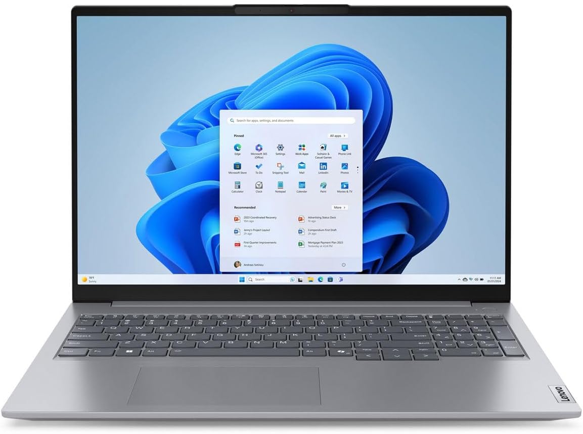 AMD Ryzen™ 5 7535HS / 3,3 GHz / Hexa-Core (6C/12T) / Turbo Speed 4,55 GHz, 16 GB LPDDR5 ONBOARD, 512 GB NVMe SSD, 40,64 cm (16,0″), Matiran (AntiGlare, matt), WUXGA / 1920 x 1200, AMD Radeon Graphics, HDMI, USB-C, Thunderbolt, 2x USB, Backlit keyboard, Card reader, bluetooth, Microsoft Windows 11 Pro (64-bit)