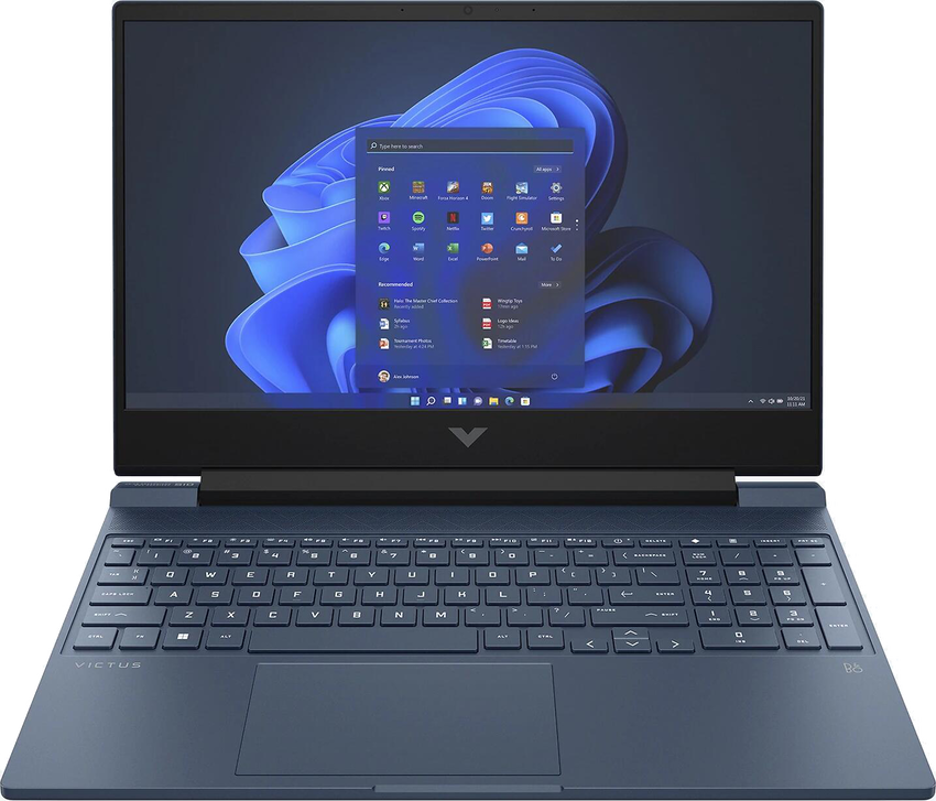 Intel Core i5-13420H (2,1 GHz), 16 GB DDR4-3200, SSD 512 GB M.2 PCie NVMe, 39,6 cm (15,6″) FHD (1920x1080) AG LED 144 Hz, NVIDIA GeForce RTX 4050 (6 GB GDDR6), HDMI 2.1, 1x USB-C 3.2 5Gbps, 2x USB-A 3.2 (5Gbps), Wi-Fi 6 (2x2), Bluetooth 5.4, Webcam, Backlit Kbd., Microsoft Windows 11 Home (64-bit)