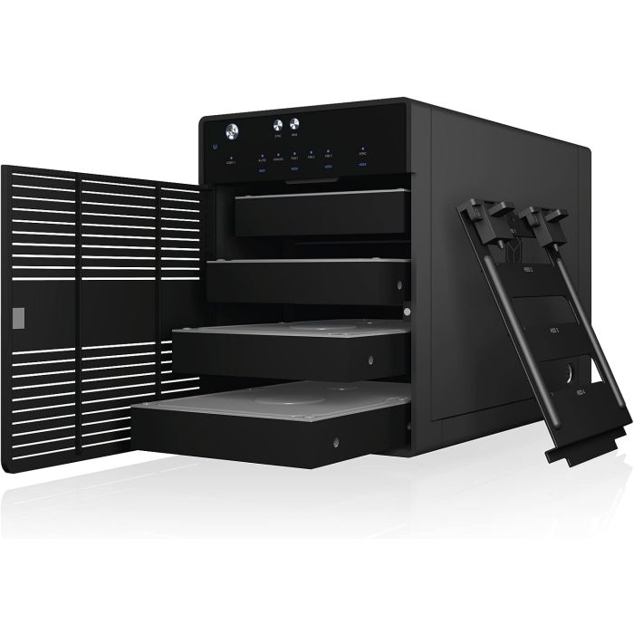 IcyBox IB-3740-C31 USB-C 3.1 zunanje ohišje za 4 3,5" in 2,5" HDD ali SSD diske - slika 4