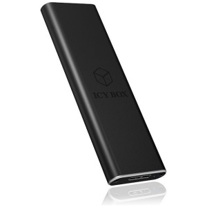 IcyBox IB-183M2 ohišje za 1x M.2 SATA SSD z vmesnikom USB 3.0