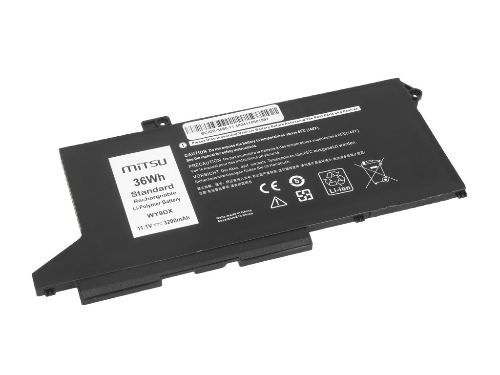 Baterija za Dell Latitude 14 5420 / Latitude 15 5520, 3200 mAh - slika 2