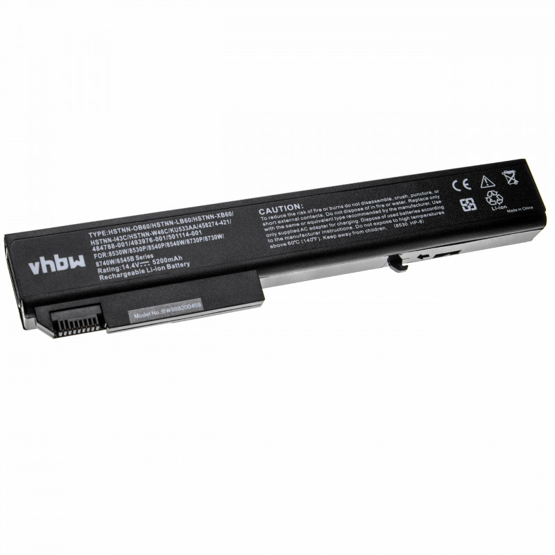 Baterija za HP Elitebook 8530p / 8540p / HP Probook 6545, 5200 mAh - slika 2