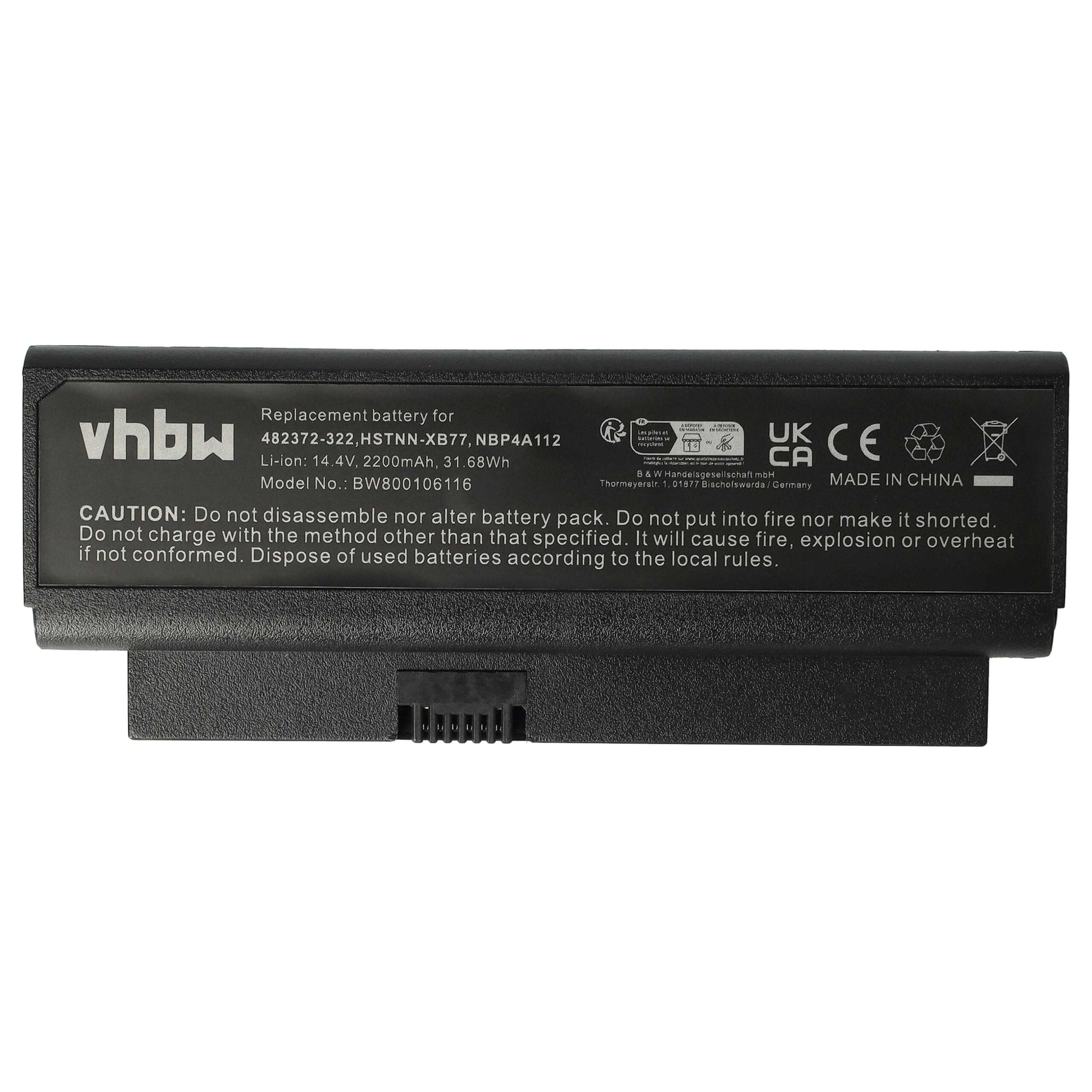 Baterija za HP Business Notebook 2230s / Presario CQ20, 2200 mAh - slika 4