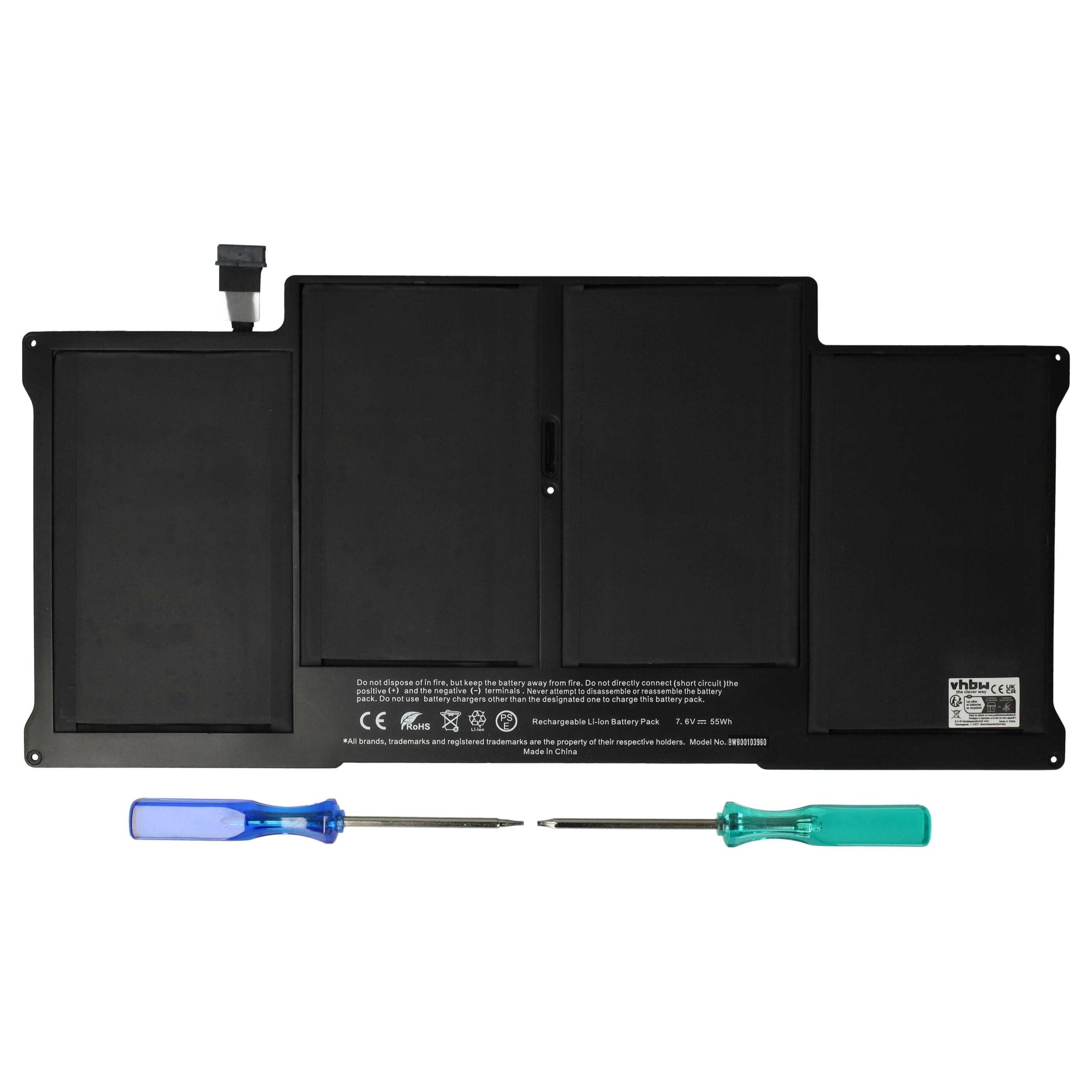 Baterija za Apple MacBook Air 13" A1369 / A1466, 7200 mAh, 55 Wh - slika 4