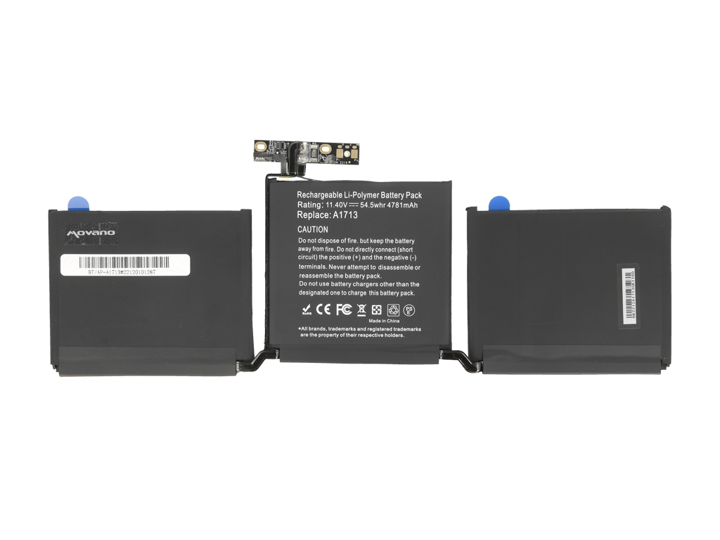 Baterija za Apple MacBook Pro 13" A1708, 4781 mAh - slika 5