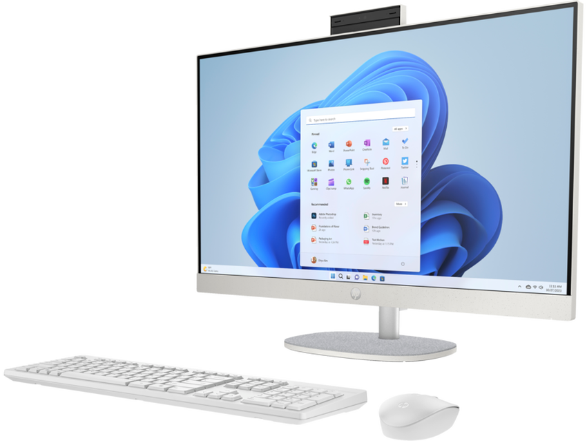 Intel Core i7-1355U (1,7 GHz), 8 GB DDR4-3200, SSD 512 GB M.2 PCIe NVMe, 68,6 cm (27″) FHD (1920x1080) UWVA LED, Intel Iris Xe Graphics (IGP), HDMI, 1x USB-C (5Gbps), 2x USB-A 3.2 Gen1 (5Gbps), 2x USB-A 2.0, Wi-Fi, Bluetooth, Webcam, Wireless, Microsoft Windows 11 Home (64-bit)