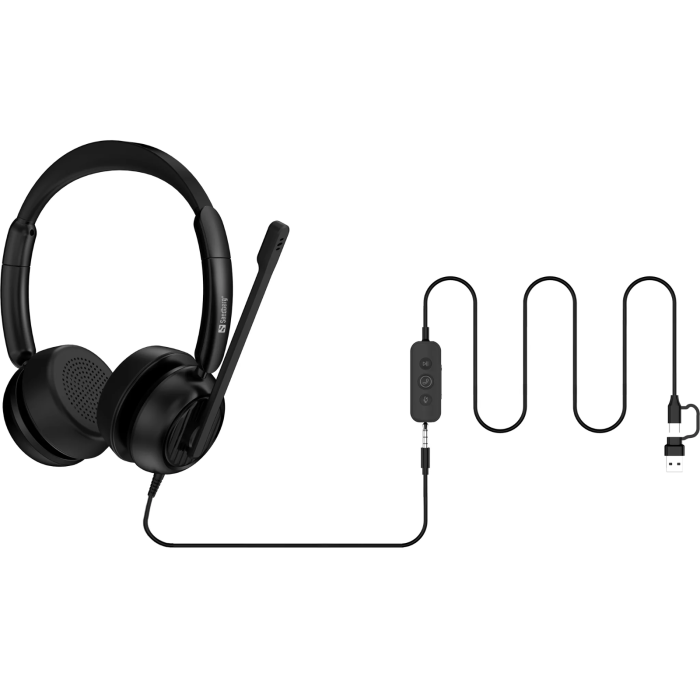 Sandberg 3v1 Office Headset Pro ENC slušalke z mikrofonom - slika 2