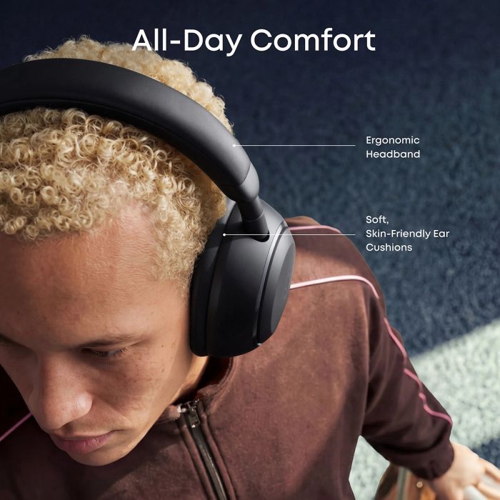 Anker Soundcore Space 2 naglavne Bluetooth slušalke, črne - slika 4