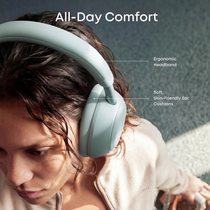 Anker Soundcore Space 2 naglavne Bluetooth slušalke, zelene - slika 4