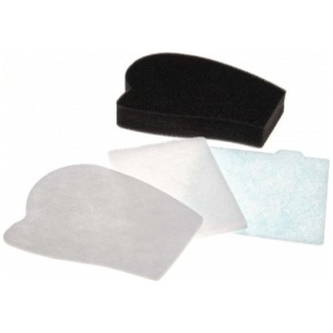 <br><p>Set nadomestnih HEPA protialergijskih filtrov za sesalnike AEG in Electrolux.</p><p><b>Vsebina kompleta:</b></p><ul><li>1 x grobi mikrofilter (bel, dimenzije: 14,8 cm x 11 cm x 2,2 cm)</li><li>1 x fini mikrofilter (črn, dimenzije: 14 cm x 10,1 cm x 0,26 cm)</li><li>1 x predmotorni filter (bel, dimenzije: 10,7 cm x 10,7 cm x 0,17 cm)</li><li>1 x zamotorni filter (bel, dimenzije: 12 cm x 8,1 cm x 0,55 cm)</li></ul><br><p><b>Originalne oznake:</b></p><ul><li>AEF04<br></li><li>9001950683</li></ul><br><p><b>Primerno za:</b></p>AEG:&nbsp;<br><ul><li>T2, T2 CH, T 2.1, T 2.2, Vampyr T2<br></li></ul><br>Electrolux:<br><ul><li>Z5305 GB<br></li></ul><br><b>Lastnosti:</b><ul><li>Proizvajalec: VHBW</li></ul><br>
