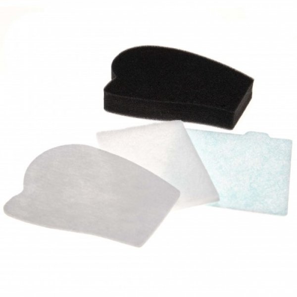 Set nadomestnih HEPA protialergijskih filtrov za sesalnike AEG in Electrolux.Vsebina kompleta:1 x grobi mikrofilter (bel, dimenzije: 14,8 cm x 11 cm x 2,2 cm)1 x fini mikrofilter (črn, dimenzije: 14 cm x 10,1 cm x 0,26 cm)1 x predmotorni filter (bel, dimenzije: 10,7 cm x 10,7 cm x 0,17 cm)1 x zamotorni filter (bel, dimenzije: 12 cm x 8,1 cm x 0,55 cm)Originalne oznake:AEF049001950683Primerno za:AEG: T2, T2 CH, T 2.1, T 2.2, Vampyr T2Electrolux:Z5305 GBLastnosti:Proizvajalec: VHBW