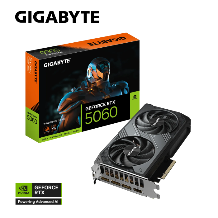 Grafična kartica GIGABYTE GeForce RTX 5060 Windforce OC 8G