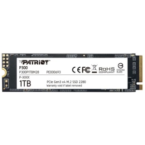 Patriot P300 1TB M.2 NVMe SSD PCIe Gen 3 x4