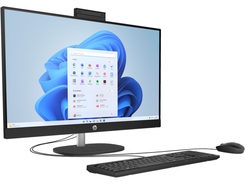 Računalnik HP All-in-One 27-cr0037na / Ryzen 7 / RAM 16 GB / SSD Disk - slika 4
