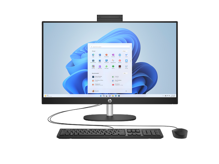 Intel Core Ultra 7 155U (1,7 GHz), 16 GB (2x8GB) DDR5-5600, SSD 1 TB M.2 PCIe NVMe, 68,6 cm (27″) FHD (1920x1080) AG LED 60Hz, Intel Graphics (IGP), HDMI, 1x USB-C 3.2 Gen1 (5Gbps), 2x USB-A 3.2 Gen1 (5Gbps), 2x USB-A 2.0, Wi-Fi 6 (2x2), Bluetooth 5.3, Webcam, Wired Kbd., Microsoft Windows 11 Home (64-bit)