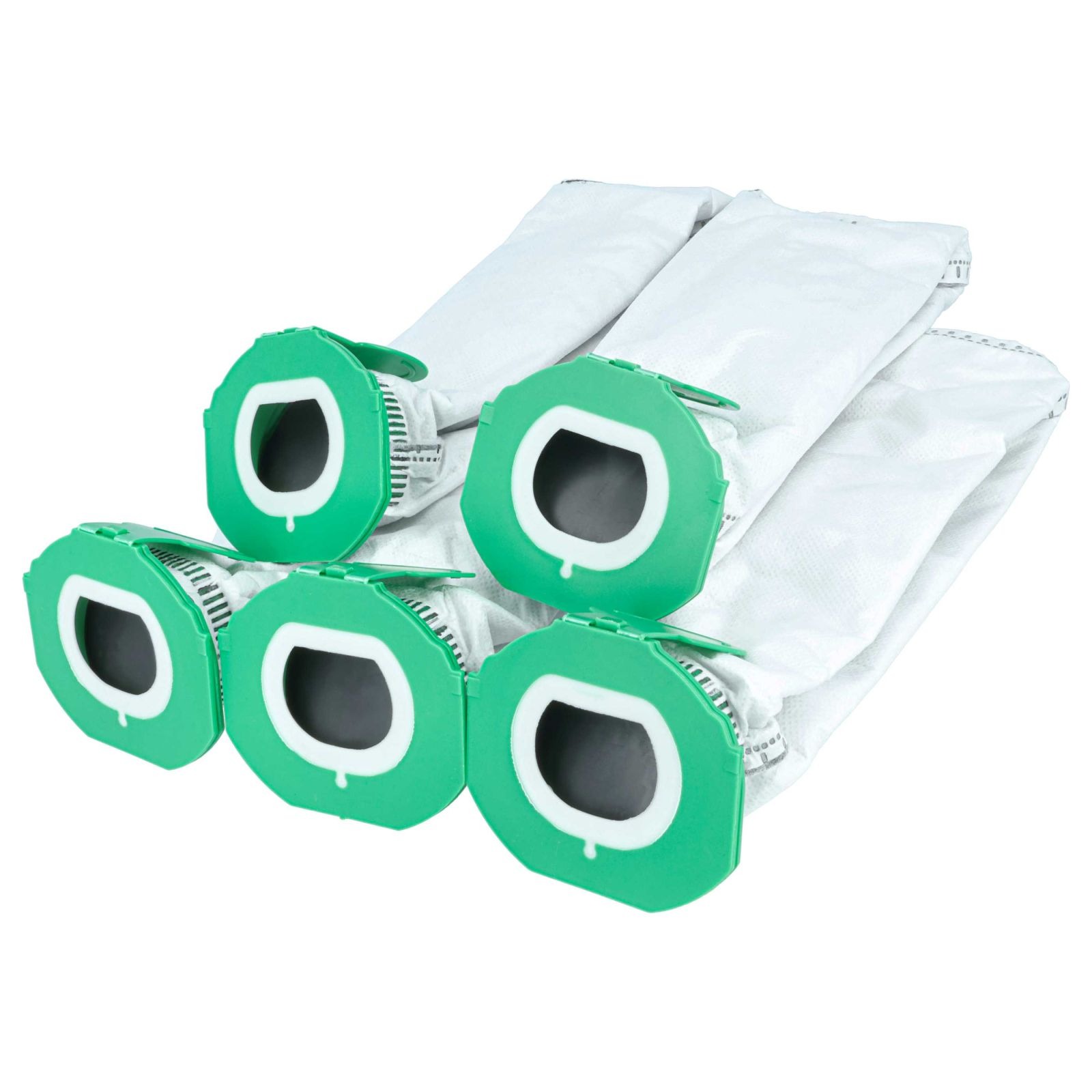 Set 5 nadomestnih vrečk za vakuumske sesalnike Vorwerk, s katerim boste prihranili vaš dragoceni čas in denar. Vrečka je izdelana iz mikrovlaknastega materiala. Vsebina kompleta:5 x vrečka za prah FP7, FP7S (23,5 cm x 7 cm x 7 cm)Primerno za:Vorwerk:Kobold VK7, Kobold VK7sLastnosti:Proizvajalec: VHBWDimenzije: 23,5 x 7 x 7 cm