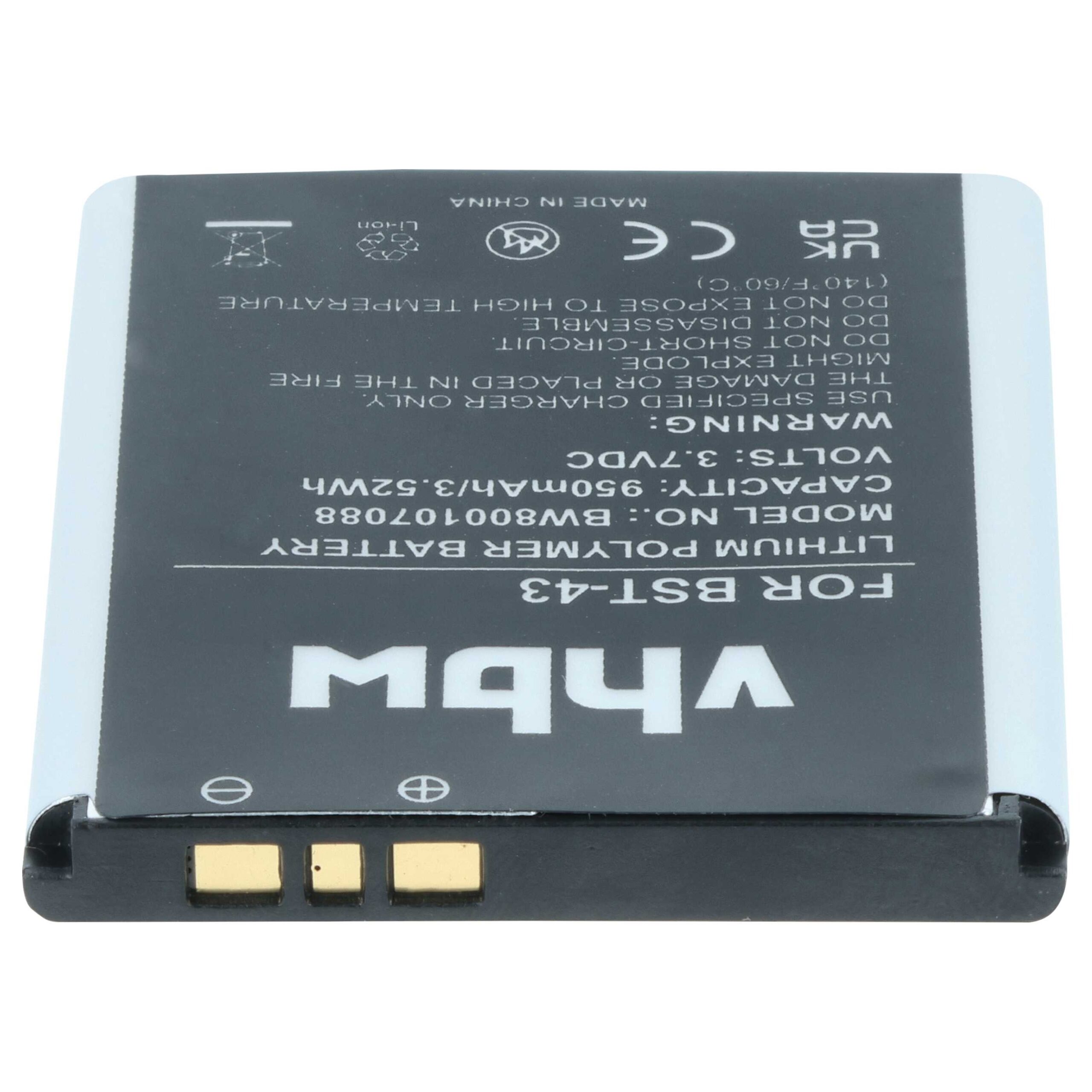 Baterija za Sony Ericsson Elm / Hazel / Yari / Txt, BST-43, 950 mAh - slika 6