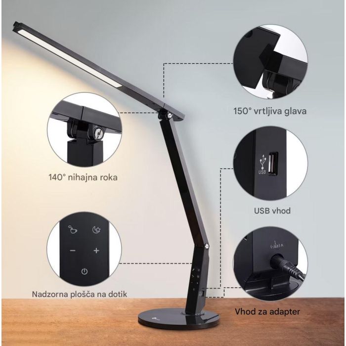 TaoTronics LED namizna svetilka Stella TT-DL10 - slika 4
