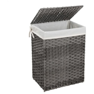 SONGMICS Košara za perilo Ratan 90L siva, LCB51WG | E-specialisti.si