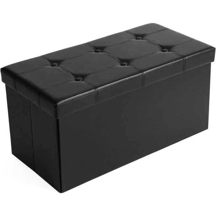 SONGMICS zložljiv tabure s shranjevalnim prostorom, 80 L | E-specialisti.si