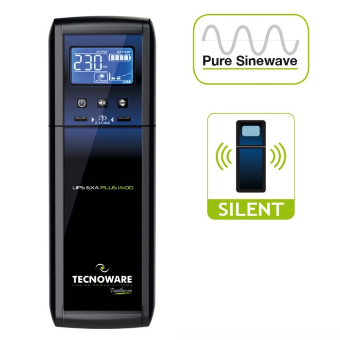 Tecnoware UPS EXA PLUS 1600 brezprekinitveno napajanje - slika 2