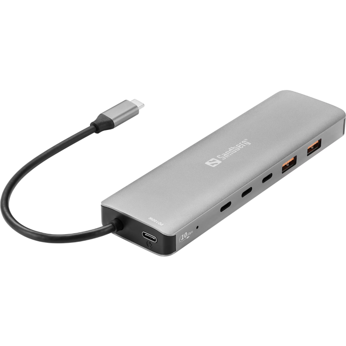 Sandberg USB-C to 5xUSB-C+2xUSB-A 100W priklopna postaja - slika 2
