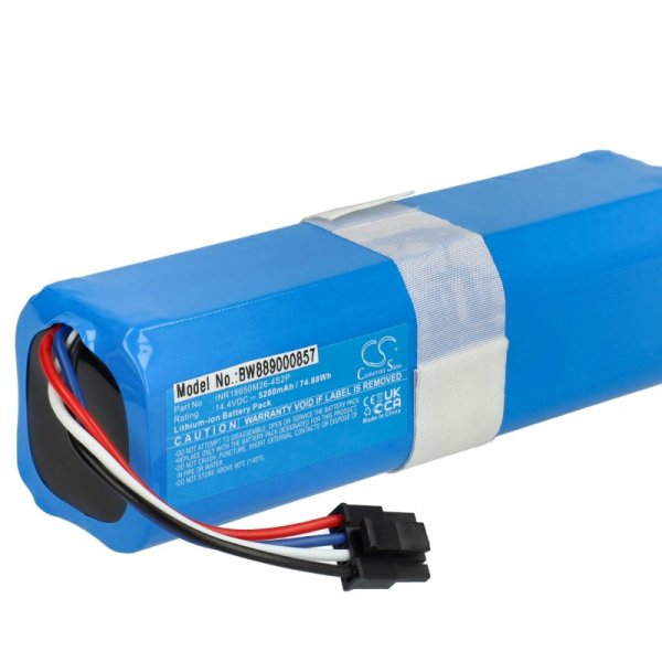 Baterija za Eufy RoboVac L70 Hybrid, 5200 mAh - slika 2