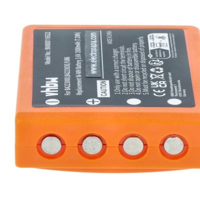 Baterija za HBC Radiomatic BA223031 / BA223001, oranžna, 2000 mAh - slika 3