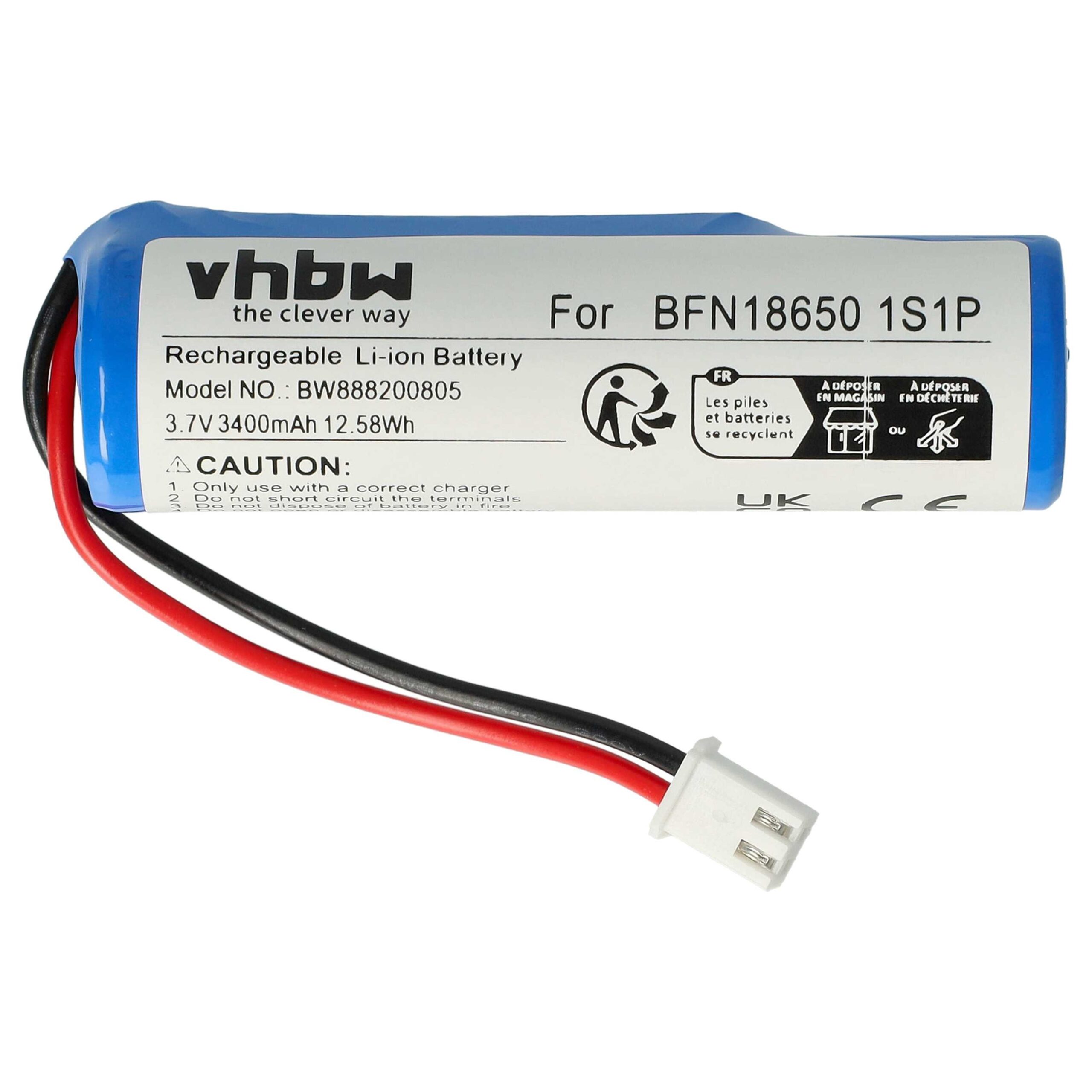 Baterija za Leifheit Dry & Clean 51000 / 51002 / 51113, 3400 mAh - slika 4