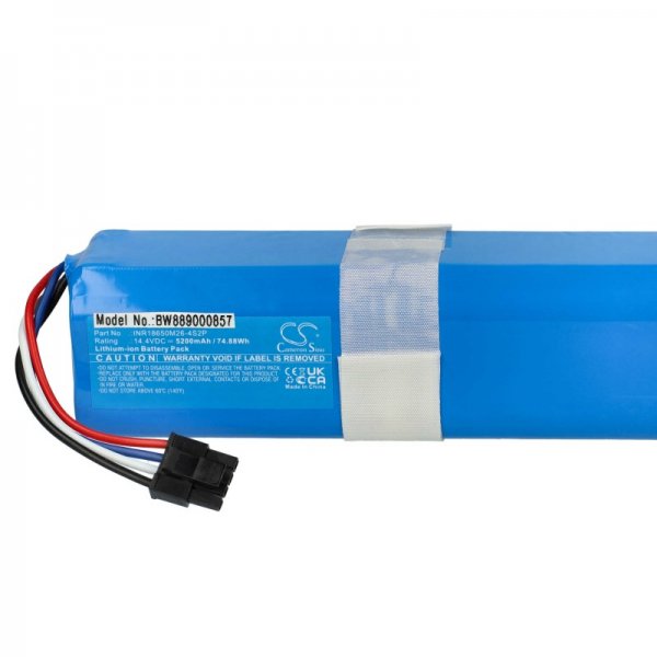 Baterija za Eufy RoboVac L70 Hybrid, 5200 mAh - slika 4