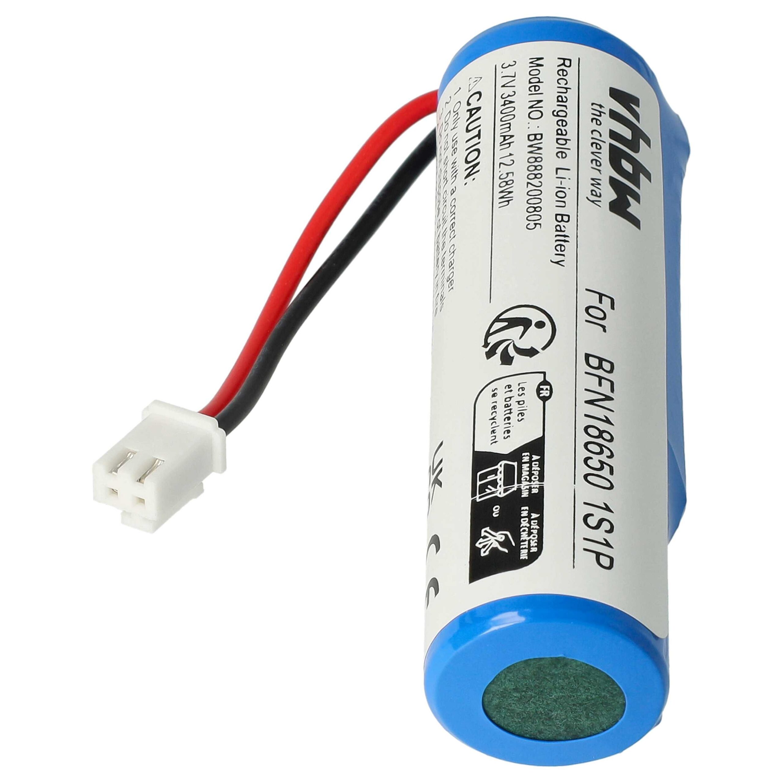 Baterija za Leifheit Dry & Clean 51000 / 51002 / 51113, 3400 mAh - slika 7