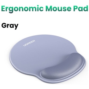 Ugreen ergonomska podloga za miško z naslonom za zapestje - sivo modra