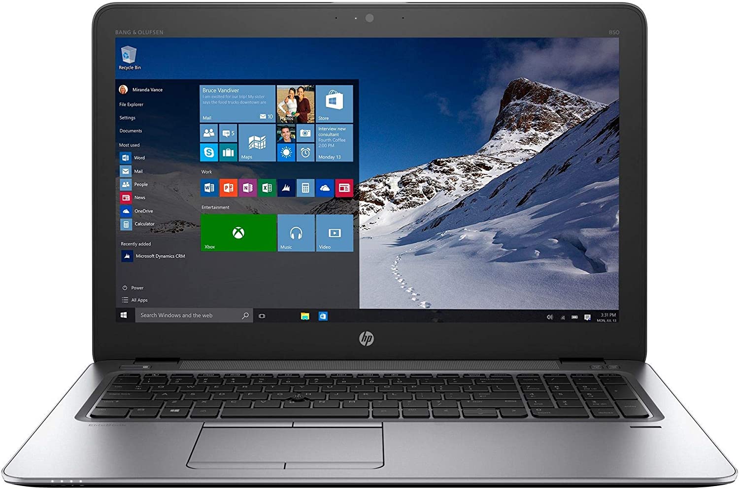 Prenosnik HP EliteBook 850 G4 / i5 / RAM 8 GB / SSD Disk / 15,6″ FHD - slika 4