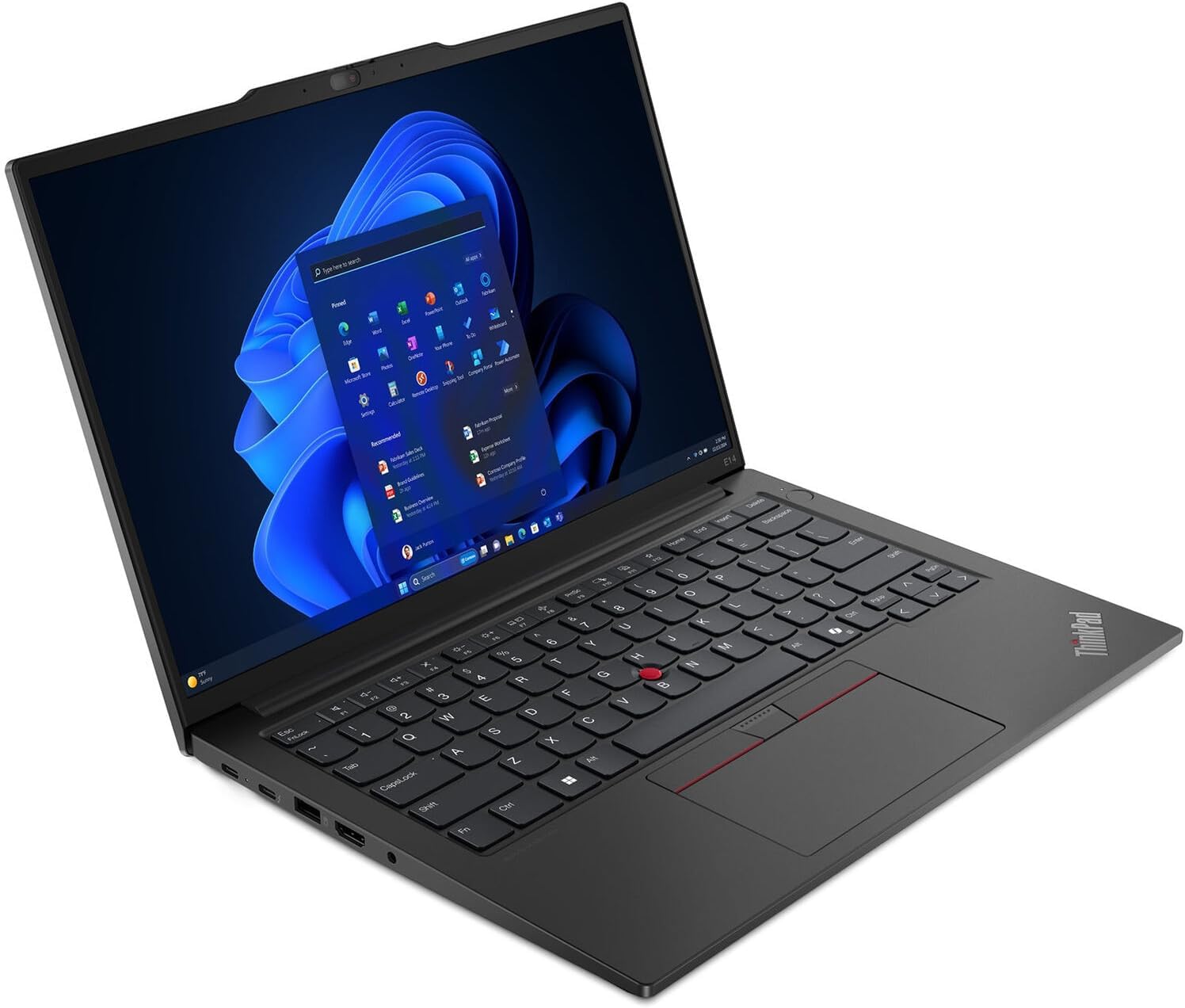 Intel® Core™ Ultra 7 processor 155H / 2,2 GHz / 16-Cores (6C+(8c+2c)/22T) / 4,8 GHz TurboBoost, 16 GB DDR5 SODIMM, 512 GB NVMe SSD, 35,6 cm (14,0″), Matiran (AntiGlare, matt), WUXGA / 1920 x 1200, Intel Graphics, HDMI, USB-C, Thunderbolt, 2x USB, bluetooth, Microsoft Windows 11 Pro (64-bit)