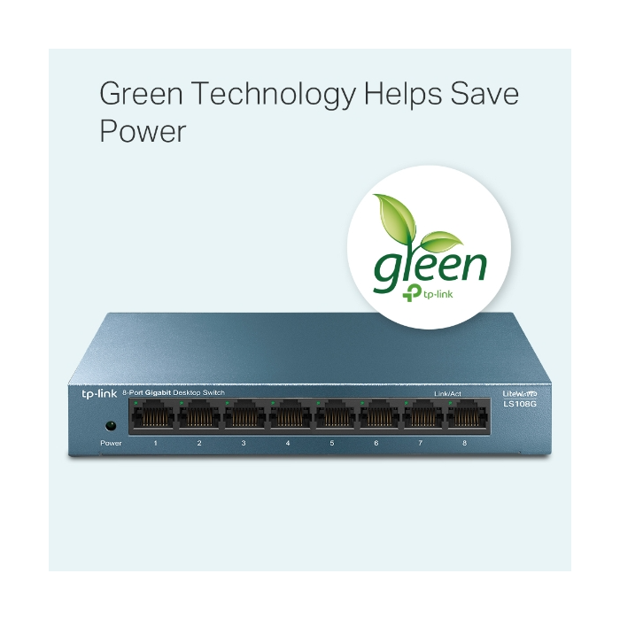 TP-LINK LS108G 8 port Gigabit mrežno stikalo / switch - slika 4