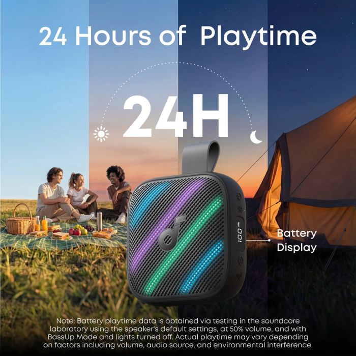 Anker Soundcore Boom Go 3i prenosni Bluetooth zvočnik, črn - slika 3