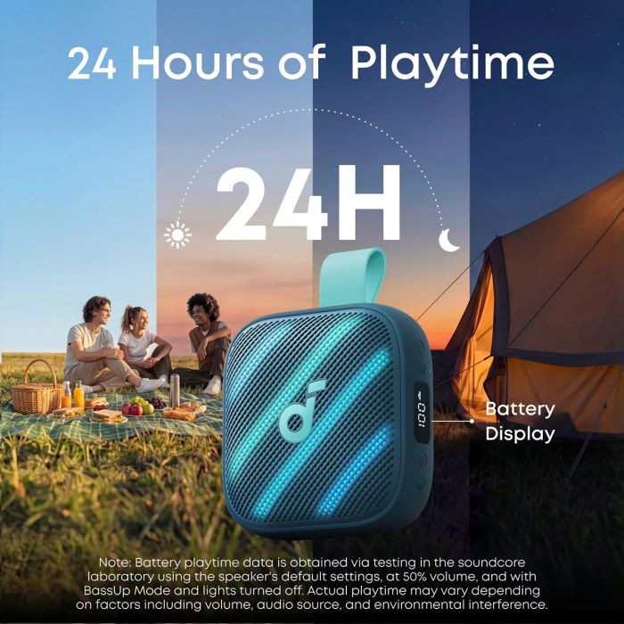 Anker Soundcore Boom Go 3i prenosni Bluetooth zvočnik, moder - slika 3