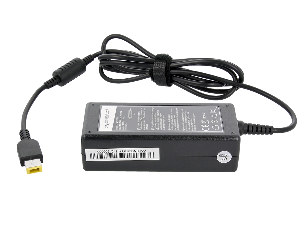 Polnilec za prenosnike Lenovo, 65W / 20V / 3,25A / pravokotni priključek - slika 3