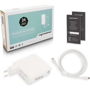 <p><b>Opis:</b></p><p>Kvaliteten nadomestni polnilec proizvajalca Patona za prenosnike Apple MacBook Pro 15" s priključkom USB-C oz. Thunderbolt 3. Primeren je tudi za vse druge naprave, ki se napajajo prek priključka USB-C s standardno napetostjo 5V. Napajalnik ima certifikate CE in RoHS. Kabel USB-C je priložen.</p><br><p><b>Originalne oznake:</b></p><ul><li>A1719</li><li>MNF82LL/A<br></li></ul><br><br><p><b>Primeren za naprave:</b></p><div>Apple:</div><div><ul><li>MacBook Pro 15" Thunderbolt 3 oz. USB-C (2016), A1706, A1707, A1708A<br></li></ul><br></div>Archos:<br><ul><li>Diamond 2 Plus, Diamond 2 Note</li></ul><br>Asus:<br><ul><li>Zenfone 3 (ZE552KL), Zenfone 3 Ultra (ZU680KL), Zenfone 3 Deluxe (ZS570KL)</li><li>ZenBook 3 UX390, UX390U, UX390UA, UX390UA-XH74-BL</li><li>ZenPad Z8, Zenpad Z10 ZT500KL, ZenPad 3S 10, ZenPad S 8 Z580CA</li><li>Chromebook Flip C302, C302C, C302CA, C302CA-DHM4</li></ul><br>Dell:<br><ul><li>XPS 12, XPS 13</li></ul><br>Gigaset:<br><ul><li>ME, ME Pure, ME Pro<br></li></ul><br>Google:<br><ul><li>Nexus 5 (2015), Nexus 6 (2015), Nexus 5X, Nexus 6P, ChromeBook Pixel (2015)<br></li></ul><br><ul></ul><br>GoPro:<br><ul><li>Hero 5</li></ul><br>HP:<br><ul><li>Spectre 13.3"<br></li></ul><br>HTC:<br><ul><li>10, 10 Lifestyle<br></li></ul><br>Huawei:<br><ul><li>P9, P9 Plus</li></ul><br>Lenovo:<br><ul><li>ThinkPad X1 Tablet</li><li>Yoga 910, 910-13, 910-13IKB</li><li>Chromebook N21 ADLX45YCC3A, 4X20E75131<br></li></ul><br>LG:<br><ul><li>G5, G5 SE, G6<br></li></ul><br>Microsoft:<br><ul><li>Lumia 950, Lumia 950 Dual SIM, Lumia 950 XL, Lumia 950 XL Dual SIM<br></li></ul><br>Nintendo:<br><ul><li>Switch (+ Docked Mode)<br></li></ul><br>Nokia:<br><ul><li>N1 Tablet<br></li></ul><br>OnePlus:<br><ul><li>2, 3, 4<br></li></ul><br>Samsung:<br><ul><li>Galaxy TabPro S, Galaxy Note 7 SM-N930, Galaxy A3 (2017), Galaxy A5 (2017), Galaxy A7 (2017)</li><li>Notebook 9 NP900X3N<br></li></ul><br>Sony:<br><ul><li>Xperia XZ, Xperia X Compact<br></li></ul><br>Xiaomi:<br><ul><li>Mi 4c, Mi 4s, Mi 5, Mi Pad 2<br></li></ul><br>ZTE:<br><ul><li>Grand X3, Axon Max, Axon 7, Axon 7 Mini<br></li></ul><br><b>Lastnosti:</b><ul><li>Proizvajalec: Movano</li><li>Moč: 87 W</li><li>Barva: bela</li><li>Vhodna napetost: 100-240 V</li><li>Izhodna napetost: 5 V (2 A), 9 V (3 A), 12 V (3 A), 15 V (3 A), 18 V (3 A), 20,2 V (4,3 A)</li><li>Tok: 2,0 A - 4,3 A</li></ul><br>